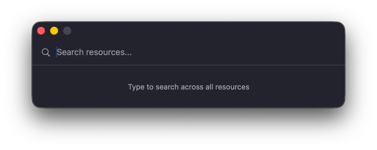 FlareBar search window empty