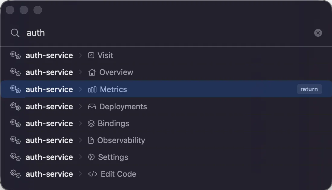 FlareBar search window